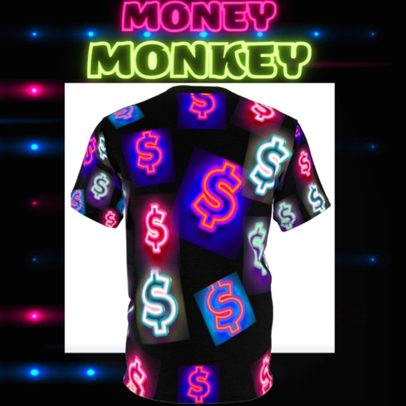 Money Monkey Groovey 2023 InclusiveWear Original! UNISEX CUT AND SEW - Picture 2 of 4